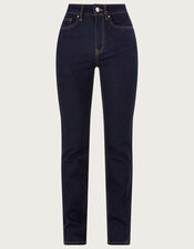 Bella Straight Denim Jeans with Sustainable Cotton, Blue (INDIGO), large