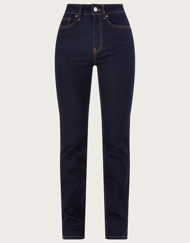 Bella Straight Denim Jeans with Sustainable Cotton, Blue (INDIGO), large