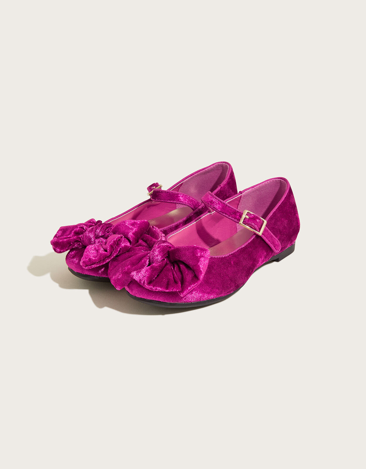 Velvet bow ballet flats cheap