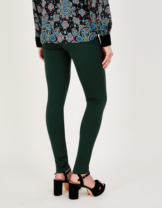 Nadine Regular Length Skinny Jeans, Green (DARK GREEN), large