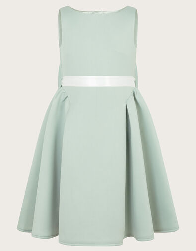Molly Scuba Bridesmaid Dress, Green (SAGE), large