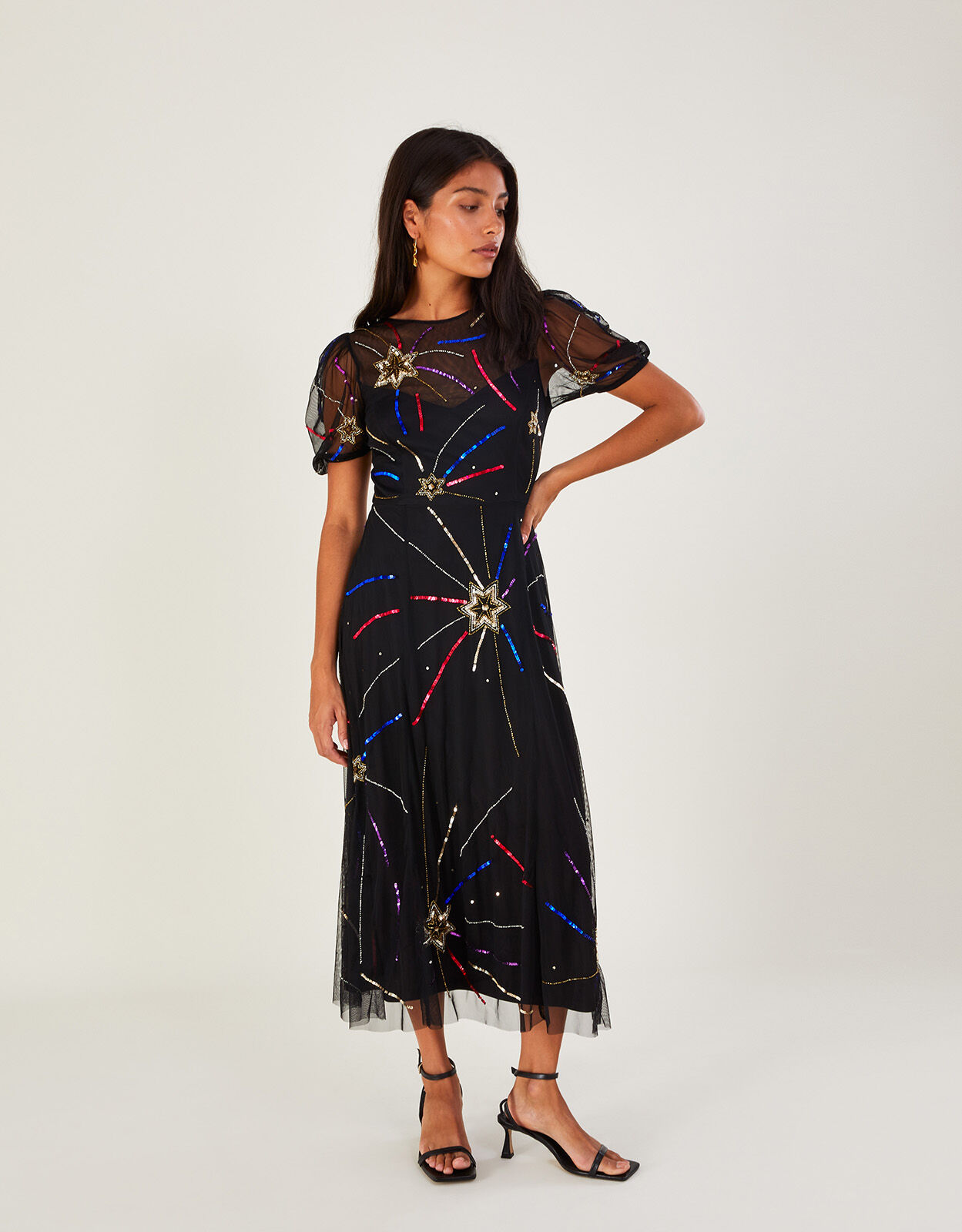 Star midi dress sales