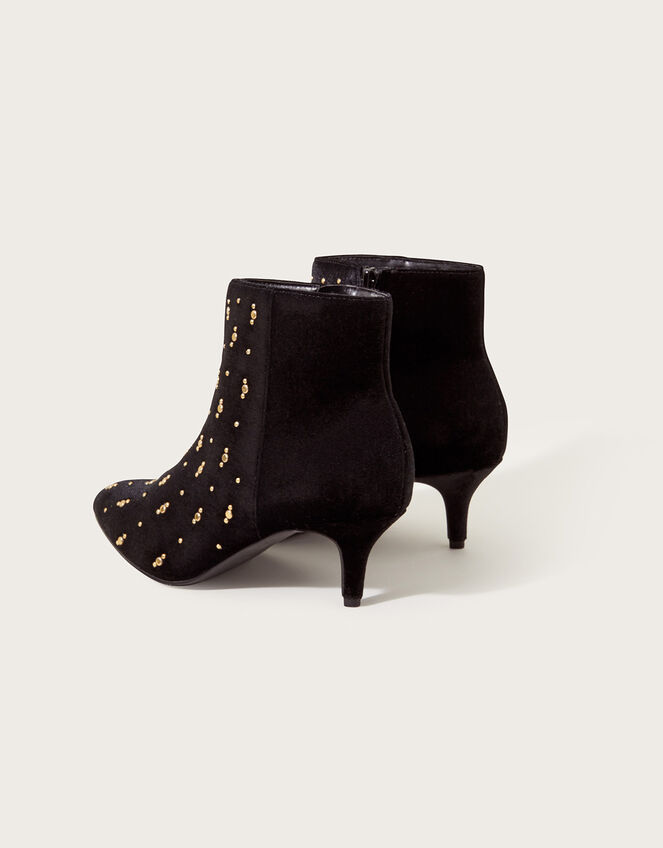 Stud Ankle Boots Black | Women's Shoes | Monsoon UK.