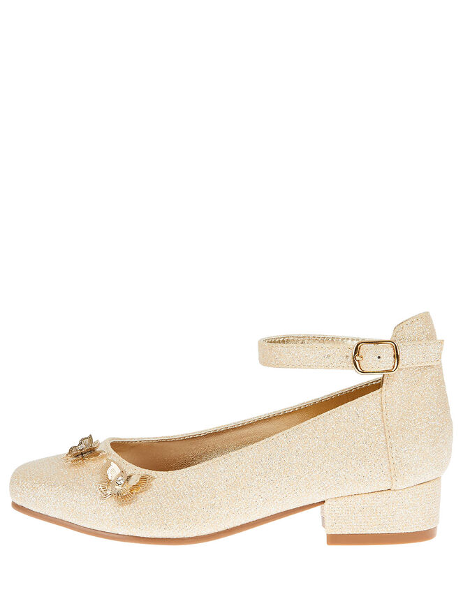 Eugena Butterfly Jive Heeled Shoes, Gold (GOLD), large