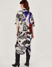 One Hundred Stars Butterfly Print Dress, Multi (MULTI), large