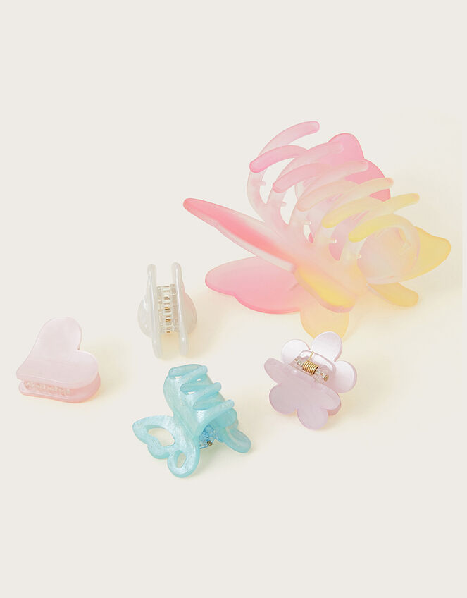 5-Pack Dreamy Butterfly Claw Clips, , large