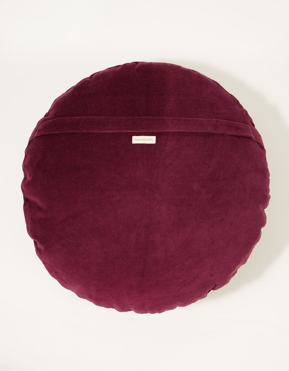 Round Velvet Cushion Cushions Monsoon UK.