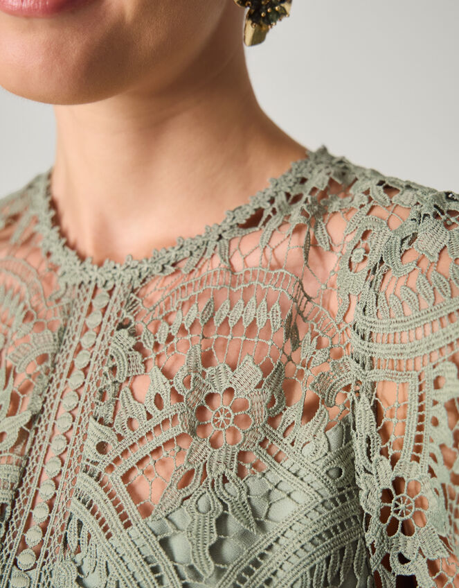 Monica Lace Bridesmaid Dress Green