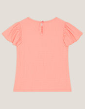 Embellished Floral Appliqu&eacute; Top, Pink (PINK), large