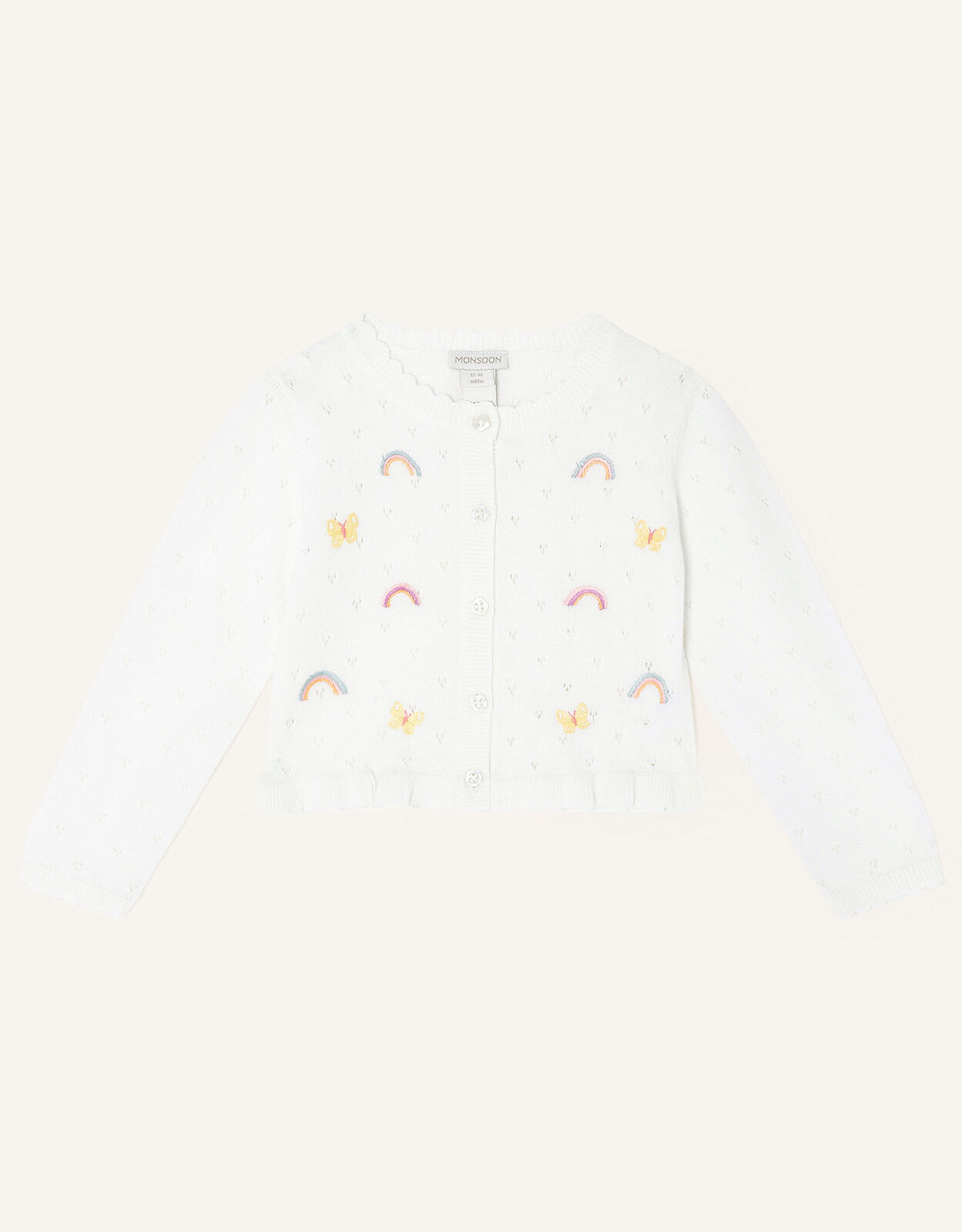 baby girl white sweater