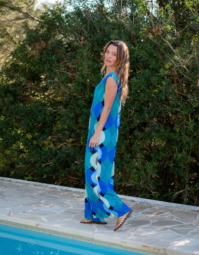 Lyrical Sisters Desert Bubble Jumpsuit, Blue (BLUE), large