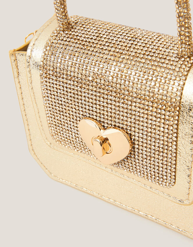 Mini Metallic Handbag, , large