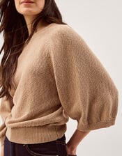 Codie &frac34; Sleeve Jumper, TOFFEE, large