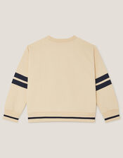 Dinosaur Varity Sweatshirt, Natural (STONE), large