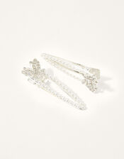 Pearly Papillon Hair Clip Twinset, , large