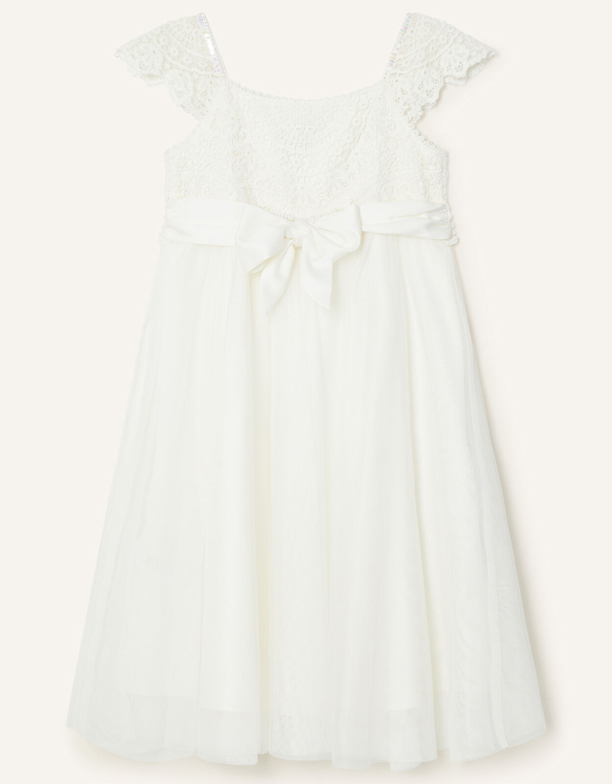 Estella Sequin Dress Ivory Girls Dresses Monsoon UK