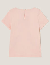 Sequin Flying Unicorn T-Shirt, Pink (PINK), large