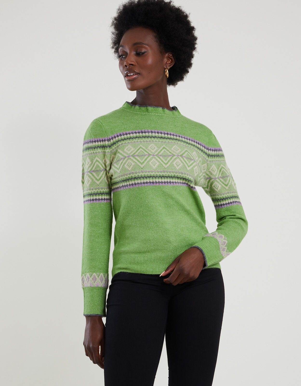 Sezane sweatshirt Green M discount 47% WOMEN FASHION Jumpers & Sweatshirts Hoodless 