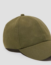 Isha Linen Baseball Cap, Green (KHAKI), large