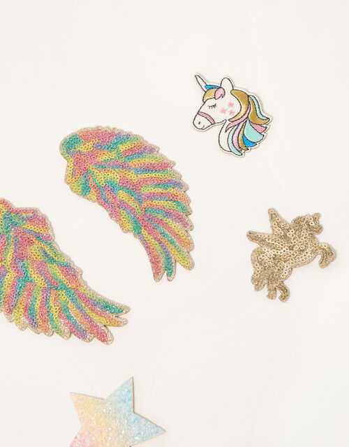 Disco Wings Iron-On Patches, , large