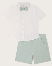 Stripe 3-Piece Suit Set, Green (GREEN), large