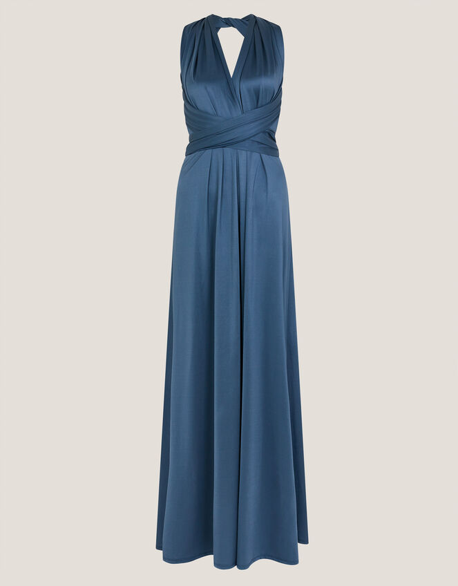 Thea Multiway Bridesmaid Dress Blue | Evening Dresses | Monsoon UK.