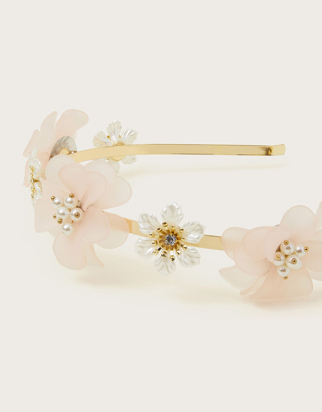 Frosted Flower Headband, , large