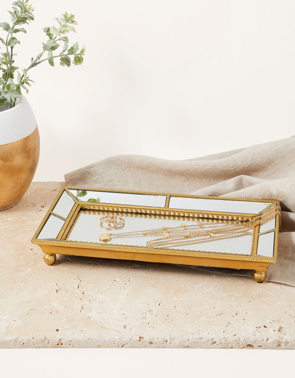 Women Home & Gifting | Mirrored Tray - WC47192