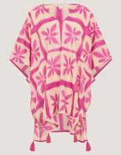 Cayla Artisanal Print Mini Kaftan, , large