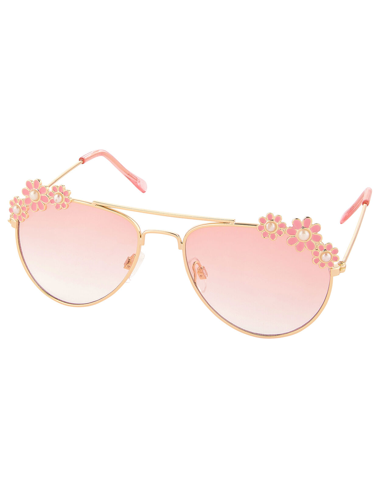 Pearl Flower Aviator Sunglasses