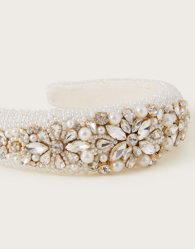Embellished Bridal Headband, , large