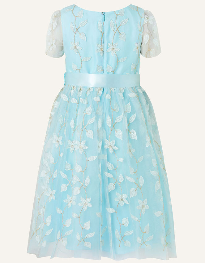 3D Flower Dress, Green (MINT), large
