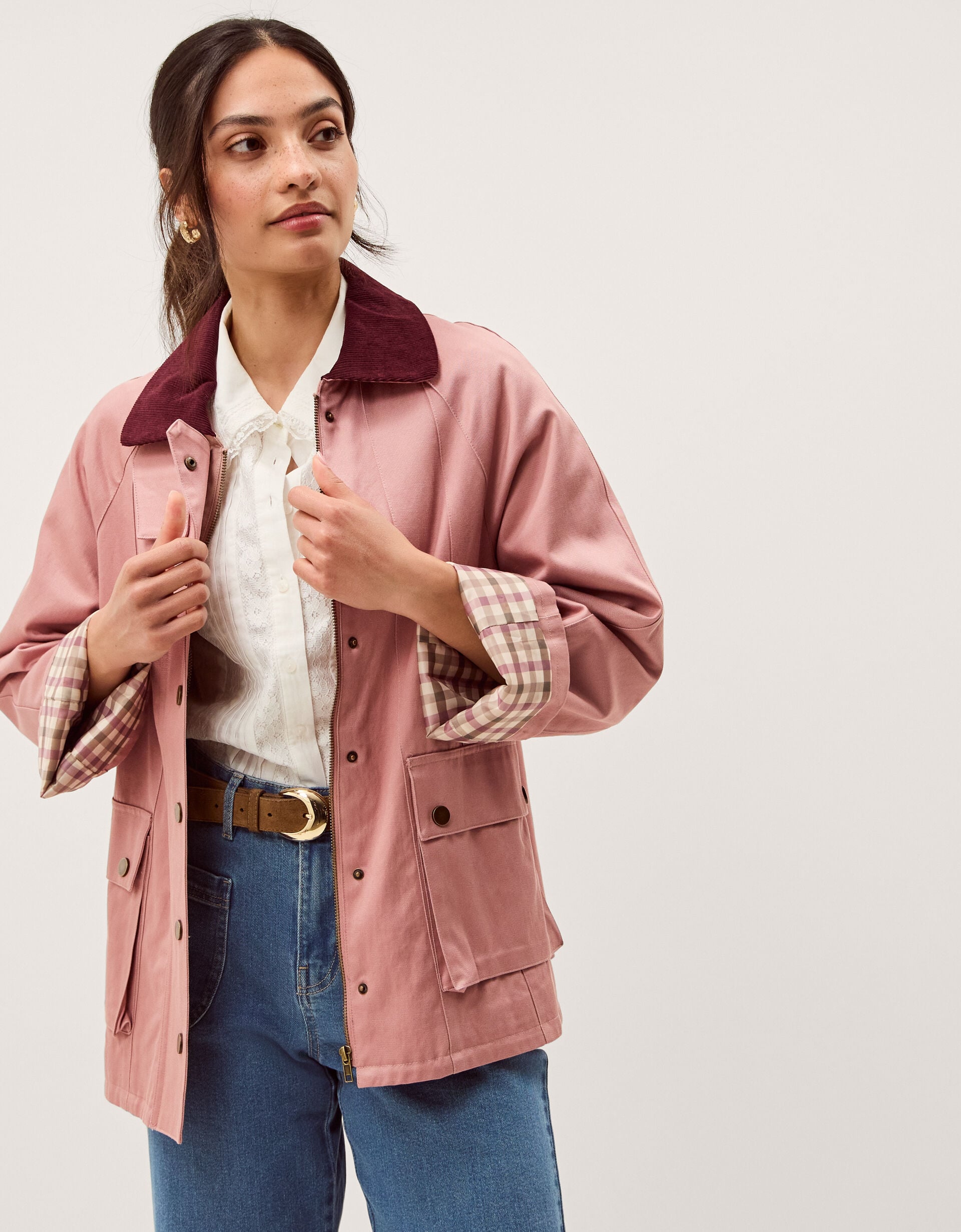 Rosie Barn Jacket Pink