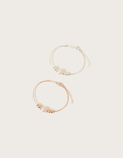 Pearl Bracelets Set of Two, , large