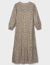 East Leona Ditsy Print Maxi Dress, Green (GREEN), large