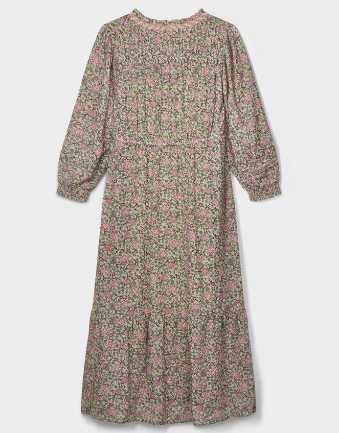 East Leona Ditsy Print Maxi Dress, Green (GREEN), large