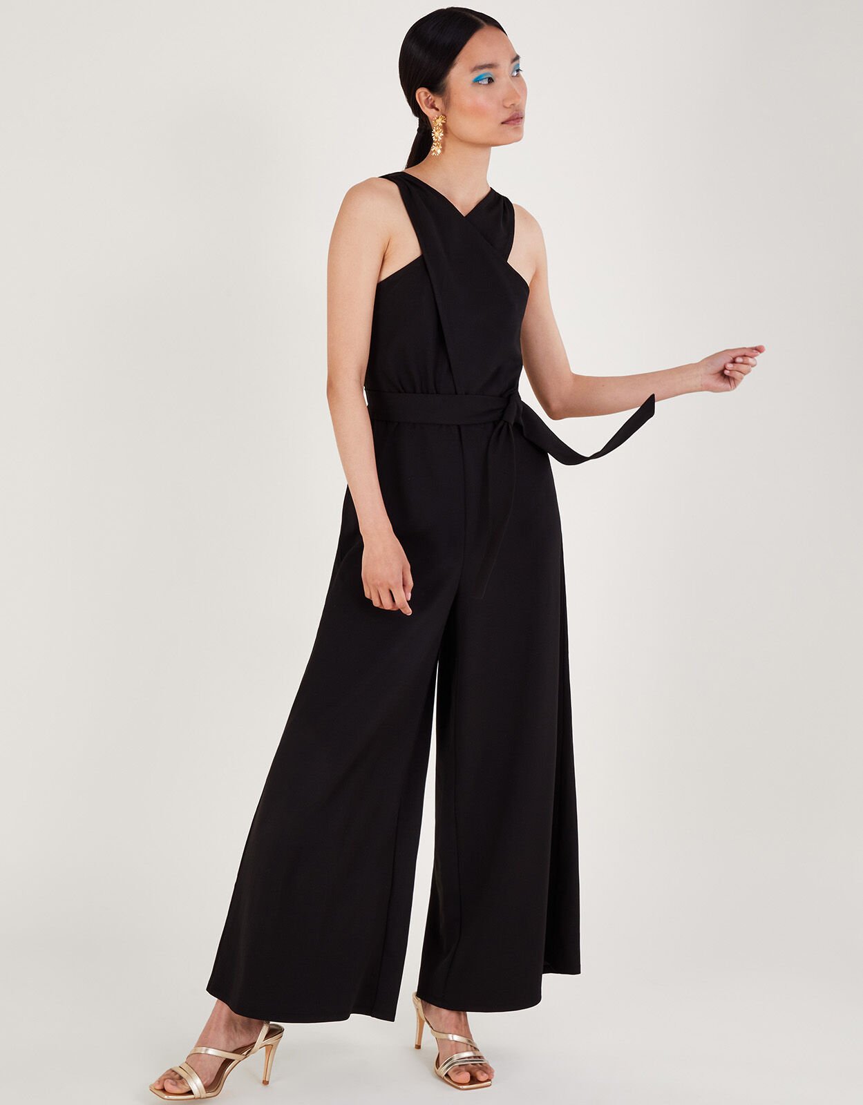 Black jumpsuit monsoon sales