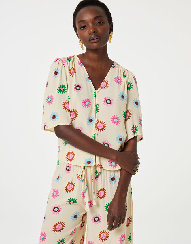 Fabienne Chapot Starlet Sun Print Blouse, Multi (MULTI), large