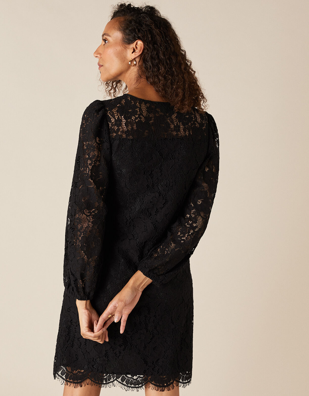 Black discount knee length