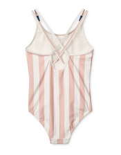 Liewood Suna Stripe Swimsuit, Pink (ROSE), large