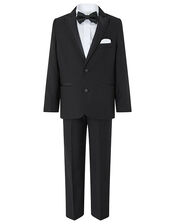 Benjamin Tuxedo Suit Set, Black (BLACK), large