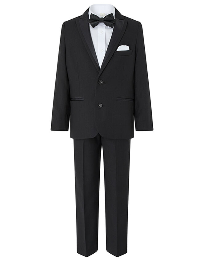 Benjamin Tuxedo Suit Set, Black (BLACK), large