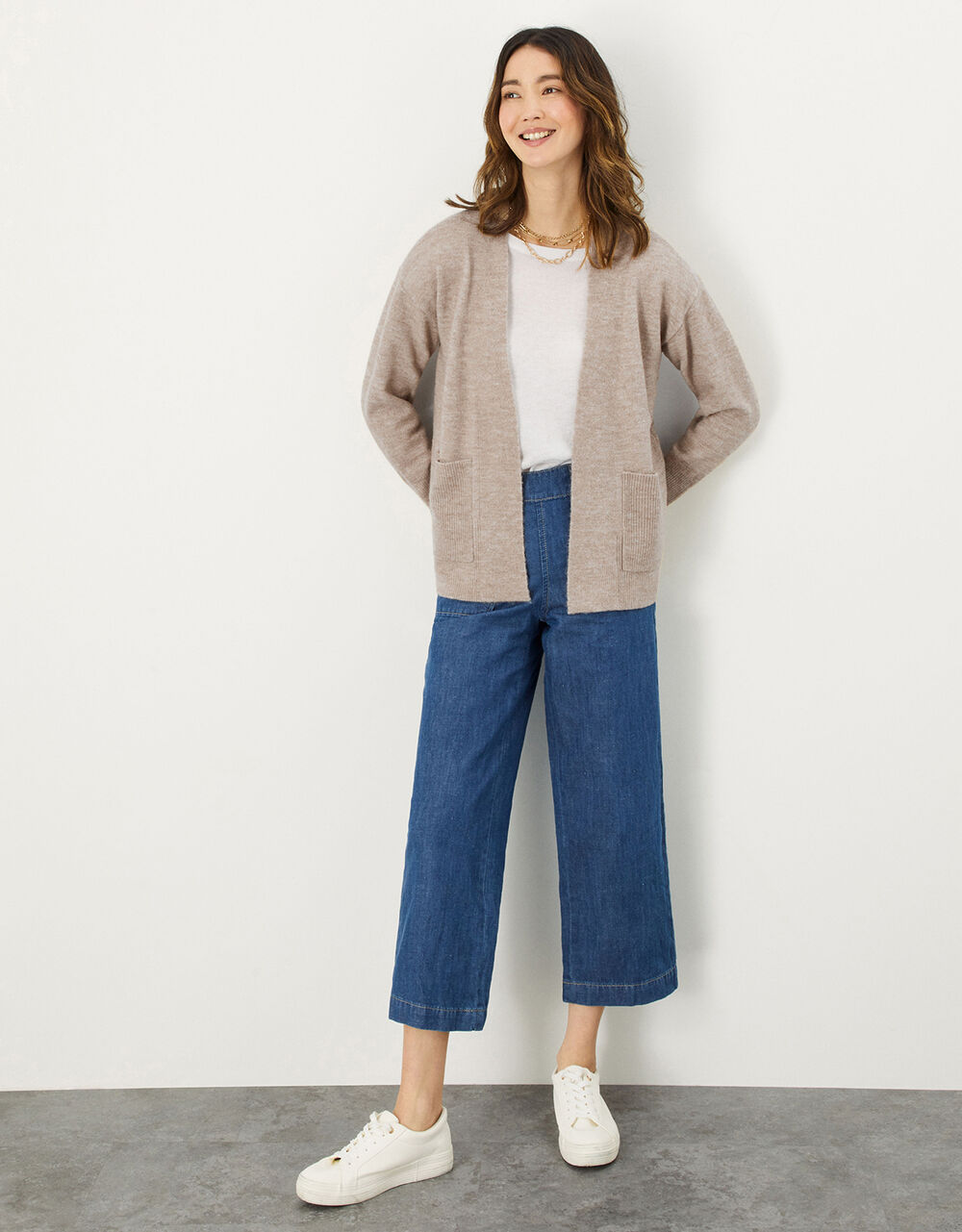 Women Women's Clothing | Lola Pocket Cardigan with Recycled Polyester Camel - WA52999