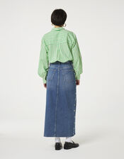 Fabienne Chapot Alex Lime Stripe Shirt, Green (GREEN), large