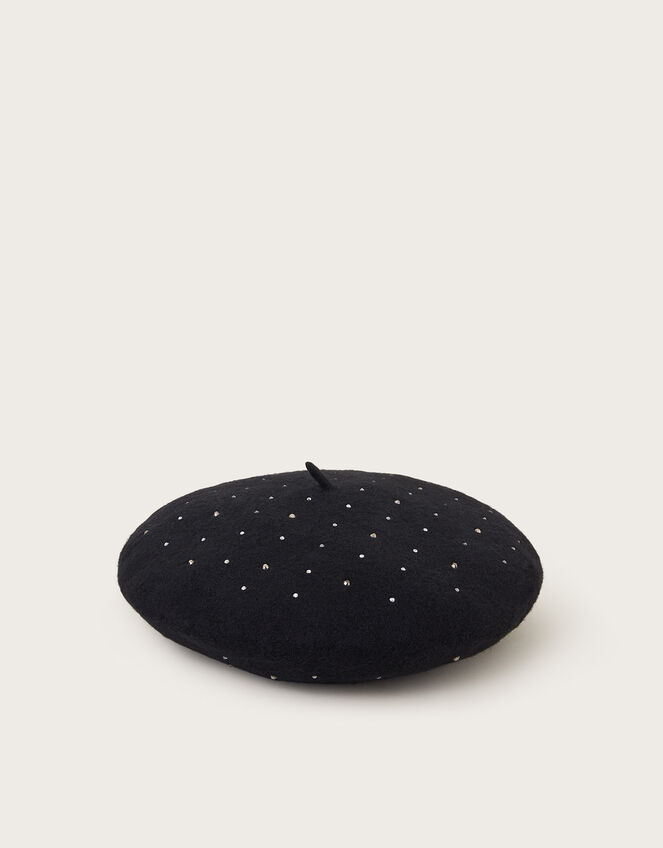 Tina Diamante Stud Beret, , large