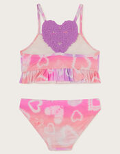 Tie Dye Heart Bikini Set, Purple (LILAC), large