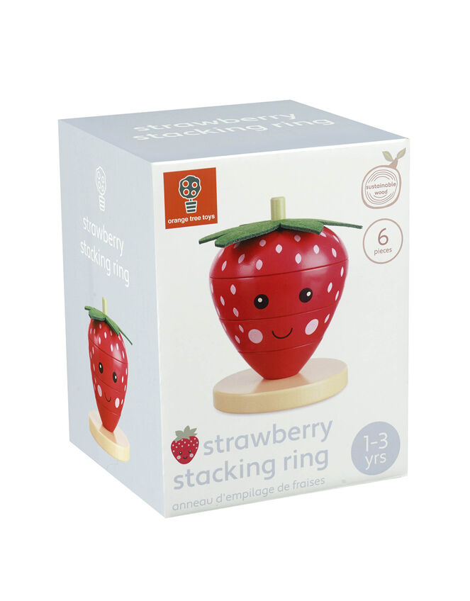 Orange Tree Toys Strawberry Stacking Ring, , large