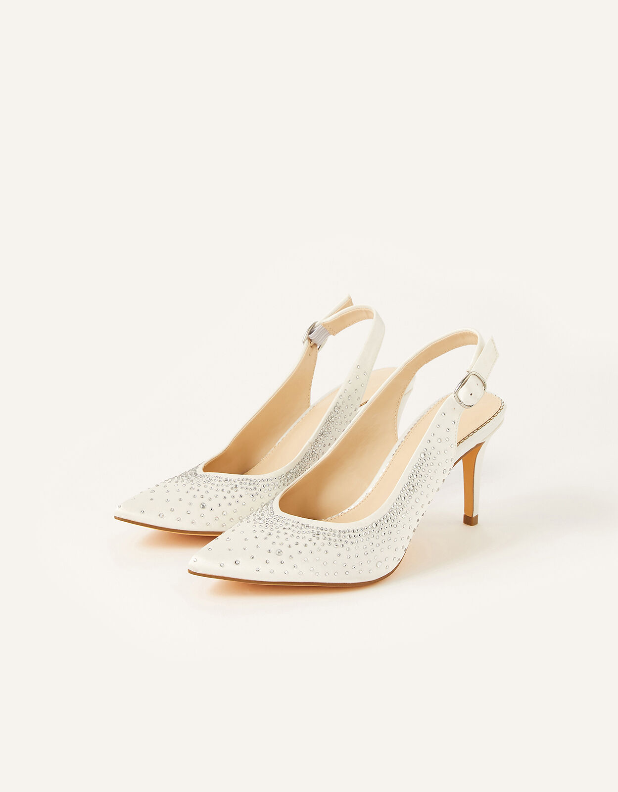Ivory slingback deals shoes