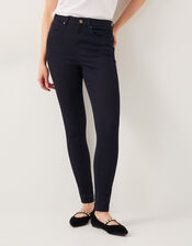 Nadia High-Waisted Skinny Jeans, Blue (INDIGO), large