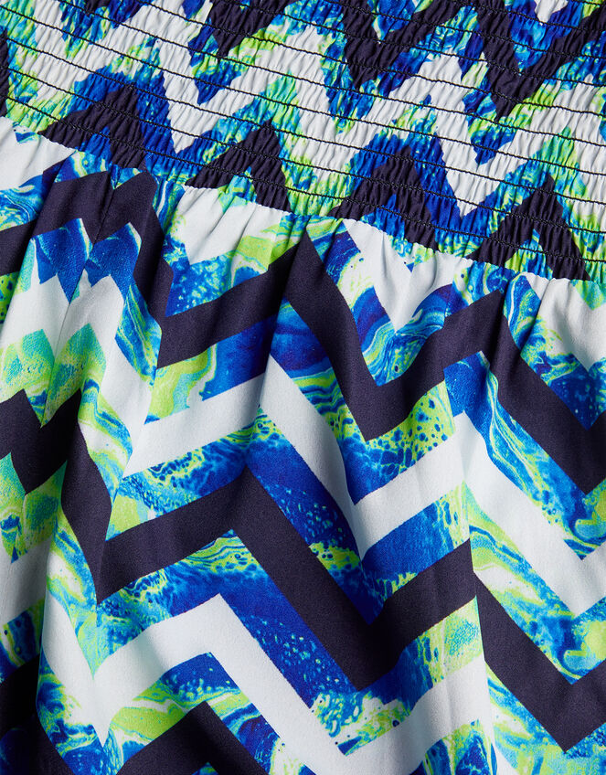 Chevron Marble Playsuit, Multi (MULTI), large